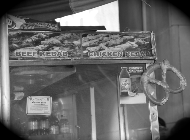 pretzel food cart