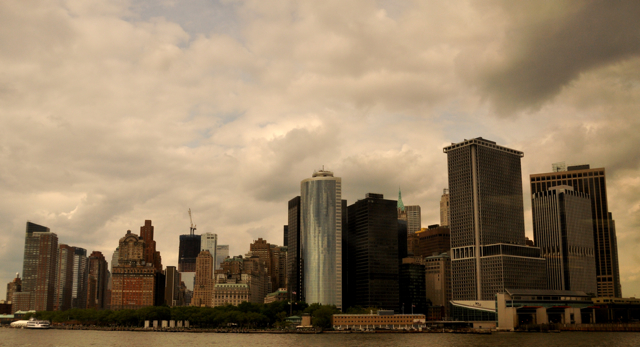buildings of Wall Street