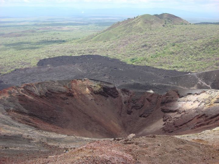 one of the craters of Cerro Negro