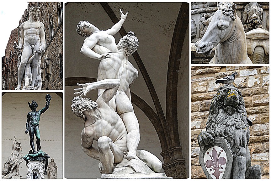 Sculptures around Plaza Signorina