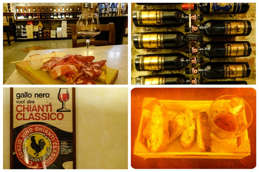 wine tasting at Greve in Chianti