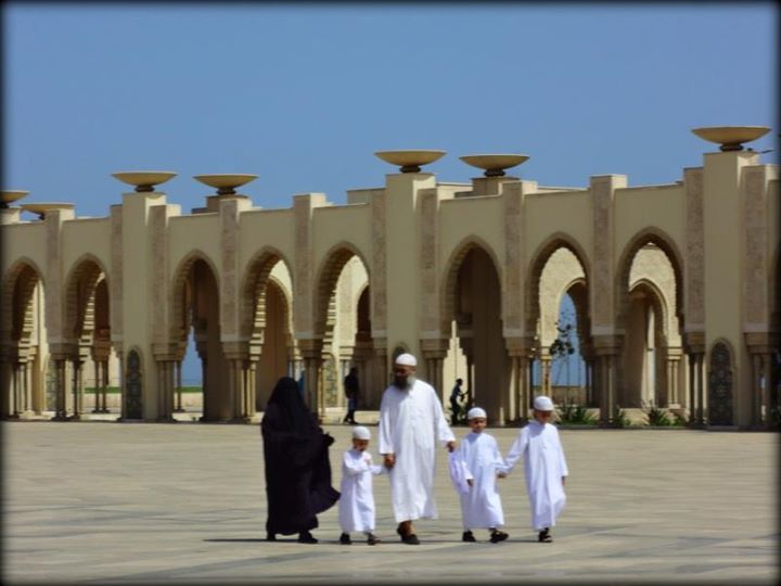 inside Hassan II Mosque, Casablanca