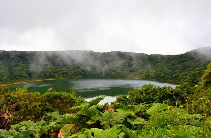 Lake Botos, an inactive crater within Poas Volcano Park