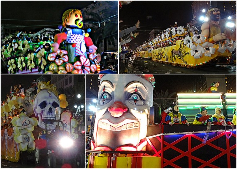collage of floats