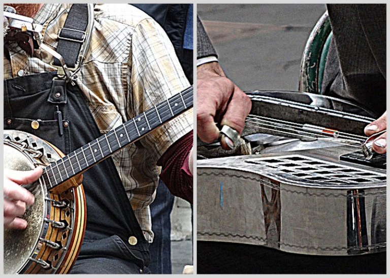 I love walking through the streets and catching a band here and there playing.