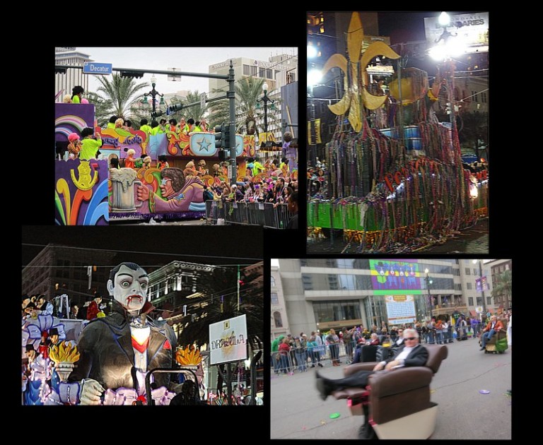 collage of floats