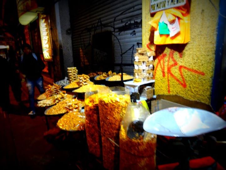 Nuts vendors are ubiquitous in the city