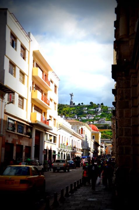 up at the end of the hill you can see a statue, don't walk up there, lots of muggings...