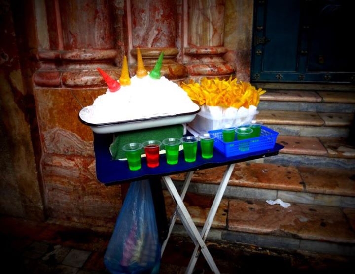 these ice creams made of whip cream can be found all over the city