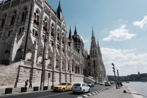 parliament by danube river