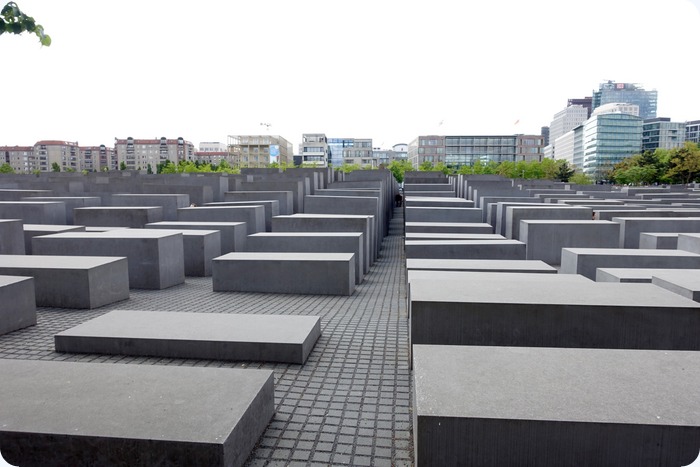 Holocaust Memorial by architect Peter Eisenman.  A very informative museum is located underneath.