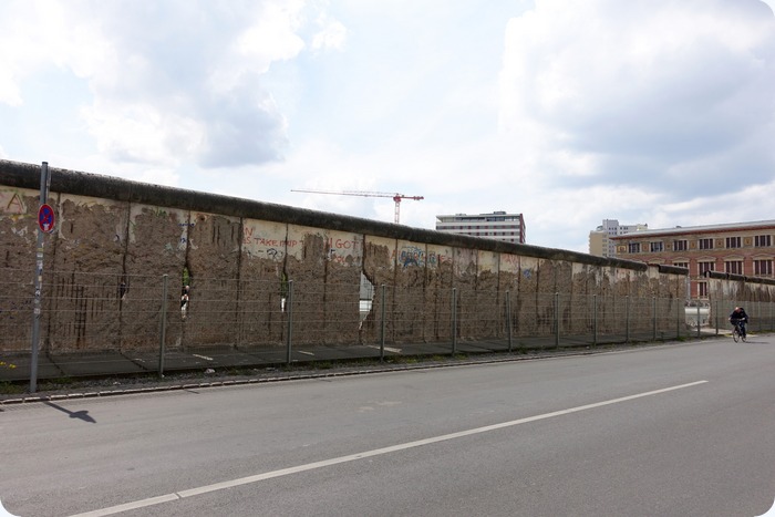 a section of the Berlin Wall