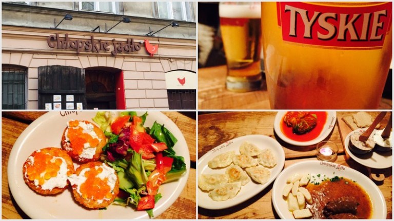 krakow food collage