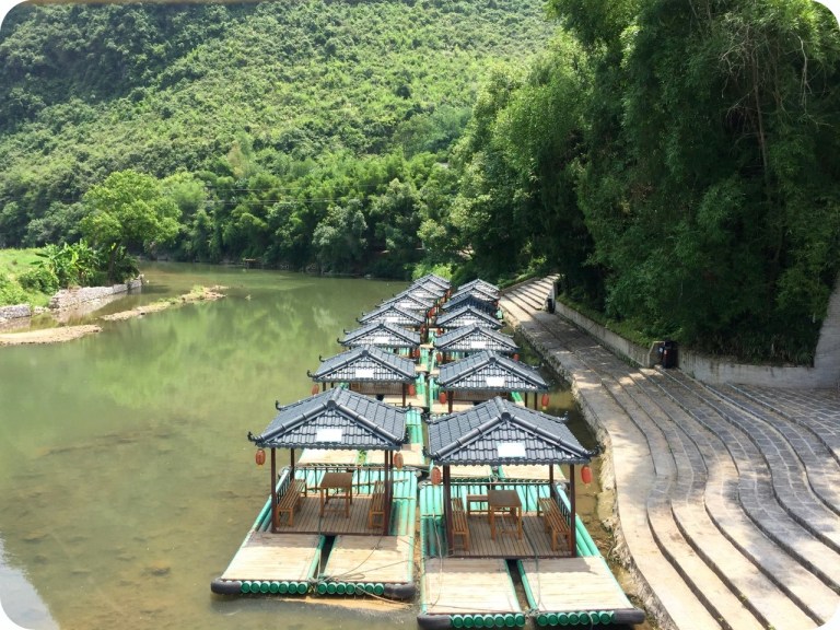 cycling along the Yulong river